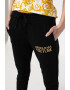 Versace Jeans Couture Pantaloni sport cu imprimeu logo metalizat - Pled.ro