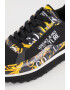 Versace Jeans Couture Pantofi sport cu imprimeu logo si garnituri din piele ecologica - Pled.ro