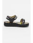 Versace Jeans Couture Sandale cu velcro si model cu inspiratie baroc - Pled.ro