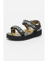 Versace Jeans Couture Sandale cu velcro si model cu inspiratie baroc - Pled.ro