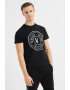 Versace Jeans Couture Tricou cu decolteu la baza gatului si imprimeu logo - Pled.ro