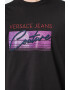 Versace Jeans Couture Tricou cu decolteu la baza gatului si logo - Pled.ro