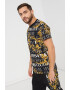 Versace Jeans Couture Tricou cu decolteu la baza gatului si model - Pled.ro