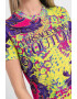 Versace Jeans Couture Tricou cu imprimeu abstract si logo - Pled.ro