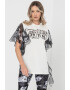 Versace Jeans Couture Tricou cu insertii din sifon - Pled.ro