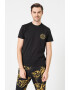 Versace Jeans Couture Tricou de bumbac cu decolteu la baza gatului - Pled.ro