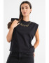 Versace Jeans Couture Tricou de bumbac cu umeri intariti - Pled.ro