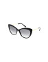 Versace Ochelari de soare cat-eye cu brate metalice - Pled.ro