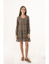 VERYCHI Rochie lejera cu animal print - Pled.ro