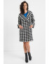 Vila Palton cu model houndstooth - Pled.ro