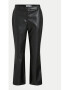 Vila Pantaloni din imitatie de piele Paloma 14098247 Negru Flare Fit Piele ecologica - Pled.ro