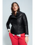 VIOLETA BY MANGO Jacheta biker de piele ecologica Barrow - Pled.ro