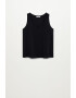 VIOLETA BY MANGO Top crop cu buzunar pe piept Salsa - Pled.ro