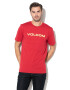 Volcom Tricou din bumbac organic cu imprimeu logo Crisp Euro - Pled.ro