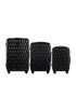 Wings Set 3 trolere ABS 97 l Negru - Pled.ro