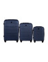 Wings Set 3 trolere cabina Gannet ABS+ albastru - Pled.ro