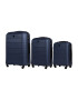 Wings Set 3 trolere cabina Gannet ABS+ albastru - Pled.ro