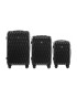 Wings Set Trolere PC 190 - 3 Piese 4 Roti Duble Cifru TSA Policarbonat Antracit - Pled.ro