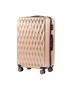 Wings Set Trolere PC 190 - 3 Piese 4 Roti Duble Cifru TSA Policarbonat Auriu - Pled.ro