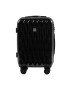 Wings Troler Cabina PC 190 - 55 cm 4 Roti Duble Cifru TSA Policarbonat Negru - Pled.ro