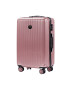 Wings Troler Mediu PC 565 - 66 cm 4 Roti Duble Cifru TSA Policarbonat Rose - Pled.ro