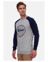 Woldo Athletic Woldo Bluza de trening cu imprimeu logo si maneci raglan Runder 1945 - Pled.ro