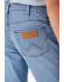 Wrangler Blugi barbati Larston cu croiala Slim Fit din bumbac albastru deschis - Pled.ro