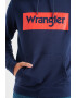 Wrangler Hanorac cu imprimeu logo si buzunar kangaroo - Pled.ro