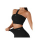 YEAZ Top crop cu decolteu pe un umar pentru fitness Adore - Pled.ro