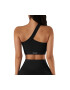 YEAZ Top crop cu decolteu pe un umar pentru fitness Adore - Pled.ro