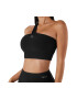 YEAZ Top crop cu decolteu pe un umar pentru fitness Adore - Pled.ro