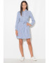 Zee Lane Denim Rochie tip camasa in dungi - Pled.ro