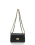 Zee Lane Geanta crossbody neagra matlasata de piele Nelly - Pled.ro