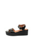 Zee Lane Sandale wedge de piele cu barete cu catarame - Pled.ro