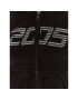 2005 Bluză Velour Zip Hoodie Negru Regular Fit - Pled.ro