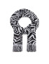 2005 Fular Striped Scarf Negru - Pled.ro