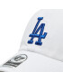 47 Brand Șapcă MLB Los Angeles Dodgers B-RGW12GWS-WHE Alb - Pled.ro