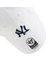 47 Brand Șapcă New York Yankees 47 Clean Up B-RGW17GWS-WHA Alb - Pled.ro