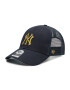 47 Brand Șapcă New York Yankees Trucker B-BRMTL17CTP-NY Bleumarin - Pled.ro