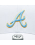 47 Brand Șapcă MLB Atlanta Braves World Series Sure Shot Snapback '47 MVP BCWS-SUMVP01WBP-WH95 Alb - Pled.ro