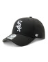 47 Brand Șapcă MLB Chicago White Sox Sure Shot Snapback 47 MVP BCWS-SUMVP06WBP-BK06 Negru - Pled.ro