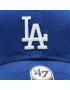 47 Brand Șapcă MLB Los Angeles Dodgers Double Under '47 CLEAN UP BCWS-DBLUN12GWS-RYA88 Albastru - Pled.ro