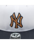 47 Brand Șapcă MLB New York Yankees Corkscrew 47 CAPTAIN B-CORKS17WBP-WH Alb - Pled.ro