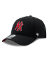 47 Brand Șapcă MLB New York Yankees Sure Shot Snapback '47 MVP B-SUMVP17WBP-BK Negru - Pled.ro