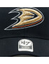 47 Brand Șapcă NHL Anaheim Ducks '47 MVP H-MVP25WBV-BKC Negru - Pled.ro