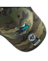 47 Brand Șapcă Nhl San Jose Sharks Trucker H-CBRAN22GWP-CM Verde - Pled.ro