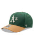 47 Brand Șapcă Oakland Athletics Mvp B-CAMPC18GWS-DGA Verde - Pled.ro