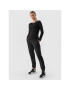 4F Bluză AW23TLONF167 Negru Slim Fit - Pled.ro