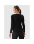 4F Bluză AW23TLONF167 Negru Slim Fit - Pled.ro