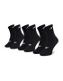 4F Set de 3 perechi de șosete medii unisex HJZ21-JSOM006 Negru - Pled.ro